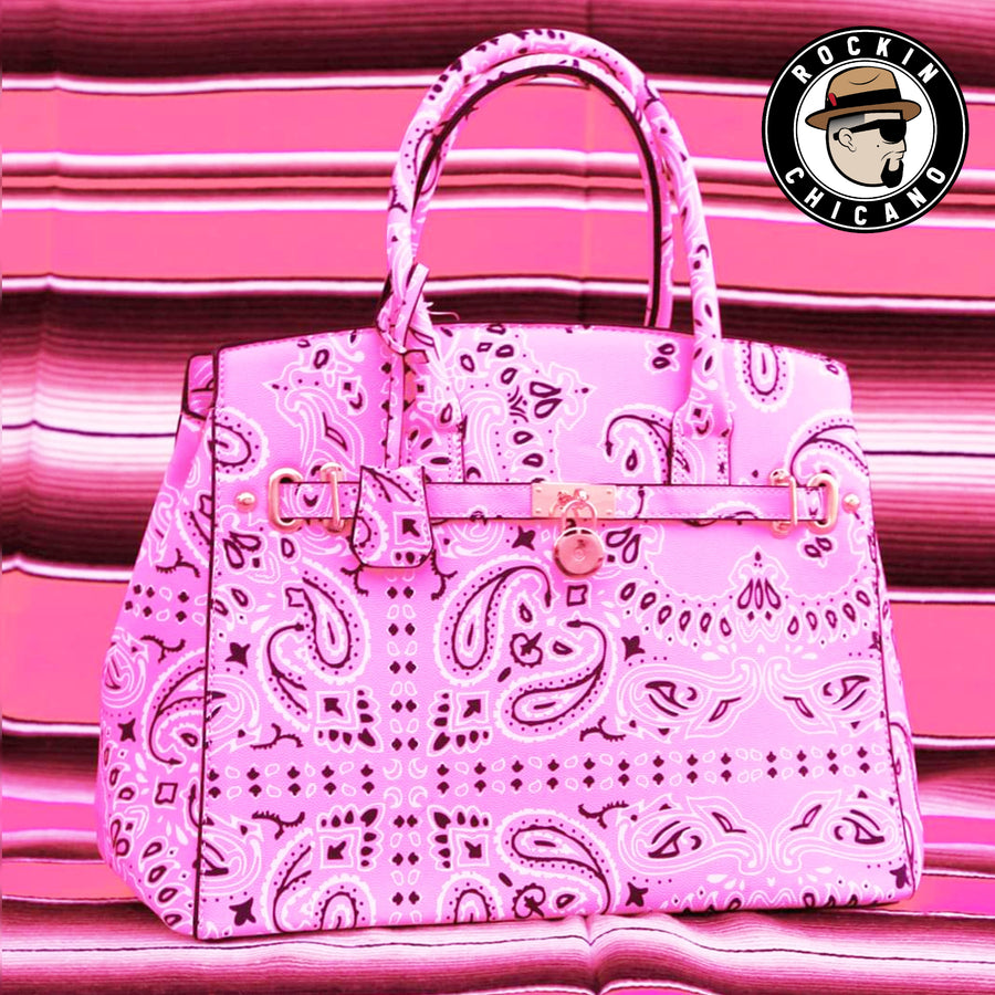 Bandana Bicolore Bag Pink